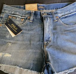 Ralph Lauren Jean Shorts, New! 