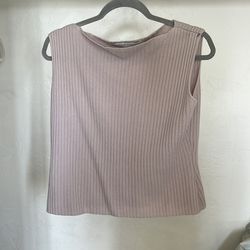 Pastel purple Valerie Stevens cashmere blouse size medium