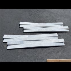 MSI Cosmic Gray 3D Ledger Panel 6x24in Honed Marble Wall Tile - 52sq Ft Total