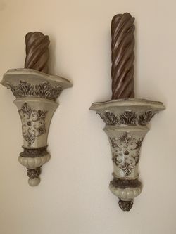 Hanging wall candle decor