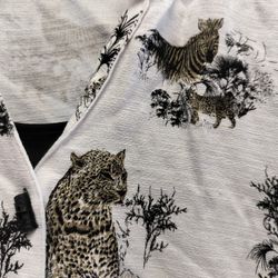 Beautiful Plus Size Tiger Blouse