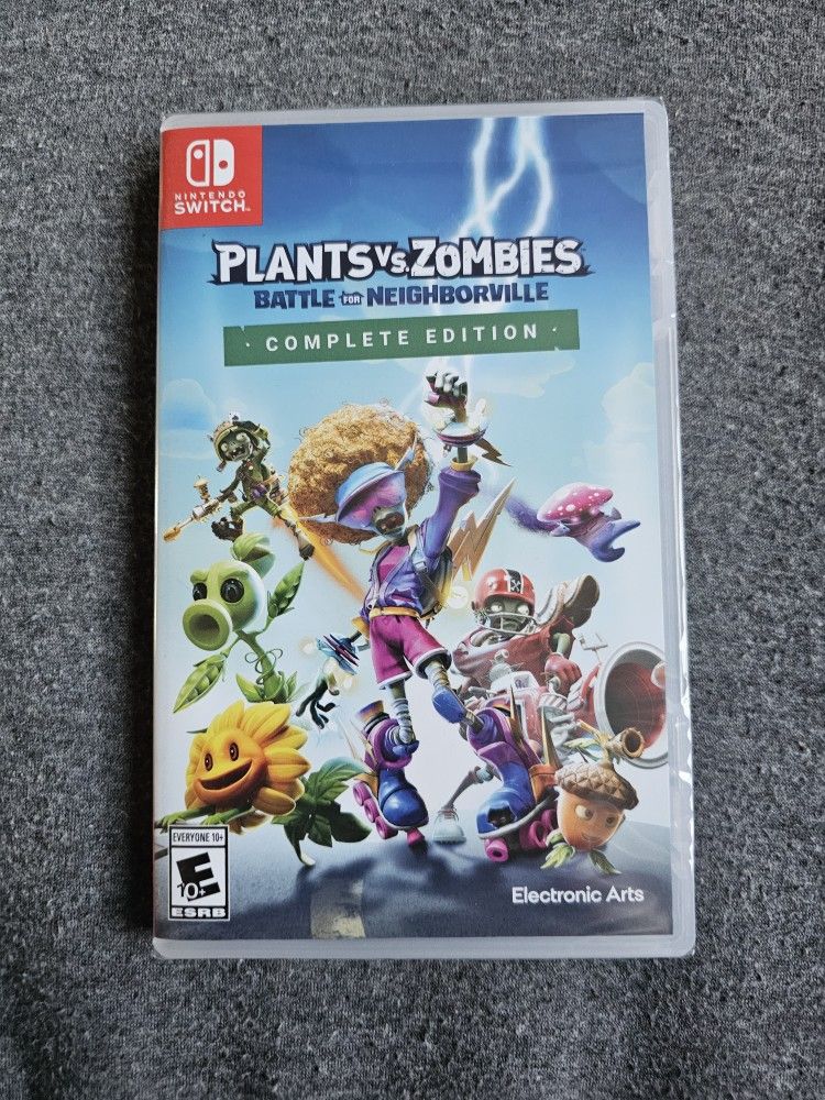 Plants Vs Zombies Battle For Neighborville Nintendo Switch Brand New Sealed