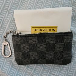 Brand New Damier Graphite L.v Key Pouch