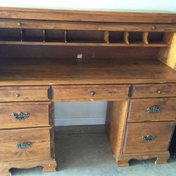 Roller TOP DESK - Solid Wood 
