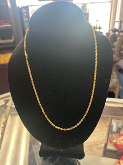 14k gold rope chain