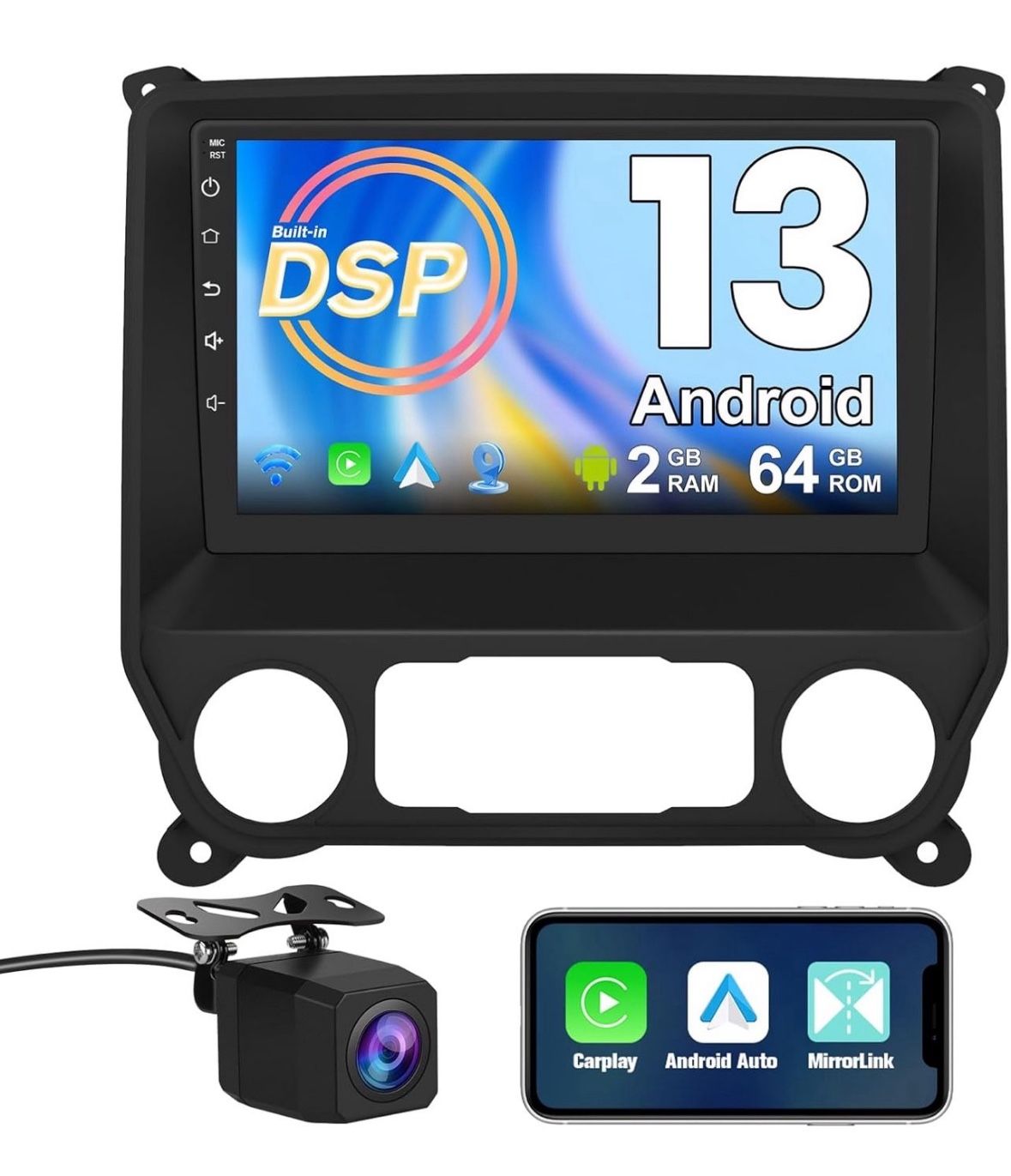 Car Stereo Chevrolet Silverado 2014-2018