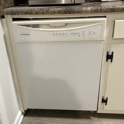 White Frigidaire Dishwasher 