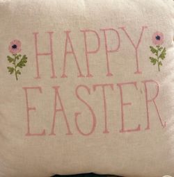 Happy Easter Decorative Pillow