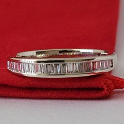 ❤️14k Size 6.5 Precious Solid Yellow Gold Genuine Diamond Band Ring!/ Anillo de Banda de Oro con Diamantes Genuinos! 👌🎁Post Tags: Banda de Oro