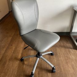Gray Rolling Chair