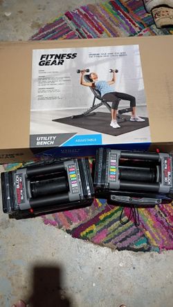 Powerblocks plus bench