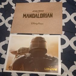 Disney Exclusive Star Wars Mandalorian child baby Yoda 10"x14" Limited Edition photo poster picture