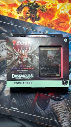 Magic The Gathering Endless Punishment Duskmourn: House of Horror Commander Deck