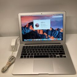 APPLE MACBOOK AIR 13” 2017 I5 1.8GHZ 8GB 256GB SSD LAPTOP WITH CHARGER