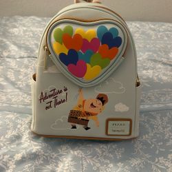 NEW Loungefly Disney Pixar, Up Russel, Heart Balloons Backpack BoxLunch Exclusive, Russel With Heart Balloons