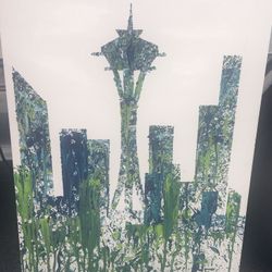 Seattle Space Needle Painting