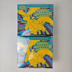 Pokémon TCG Ascended Heroes Elite Trainer Box ETB Sealed New Lot of 2