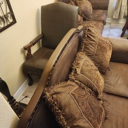 2 Sofas, Chair And Coffee Table 