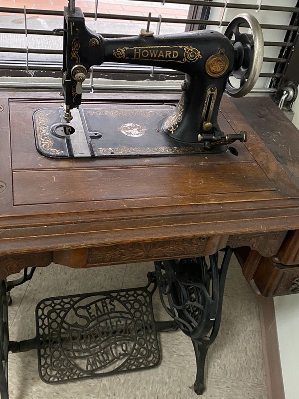 Antique Howard Sears Roebuck Sewing Machine in for Sale in Miami, FL OfferUp