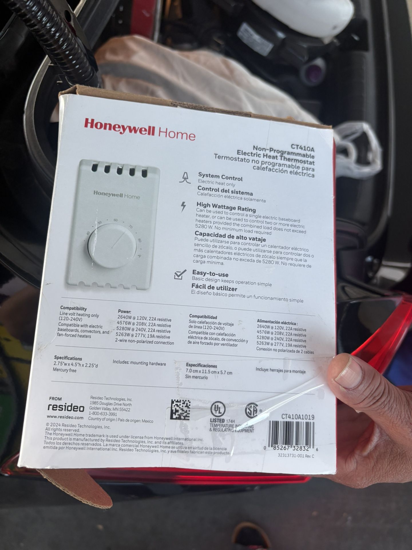 Honeywell Home Thermostat 