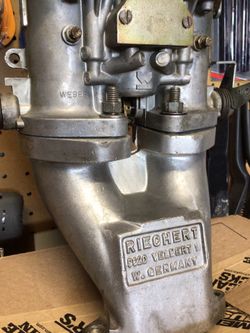 Original ItalianWeber Carburetor’s, pair