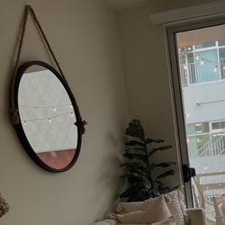 Large Metal Porthole Mirror