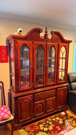 FREE China Cabinet and Dining Table + 6 Chairs