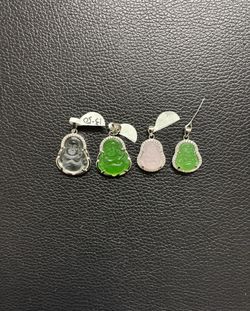 925 Sterling Silver Buddha Pendant ($13 Each)(small And Mini)