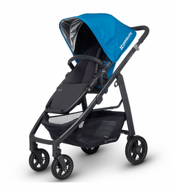 UPPABABY BLUE STROLLER WITH PIGGYBACK- MUST GO $180