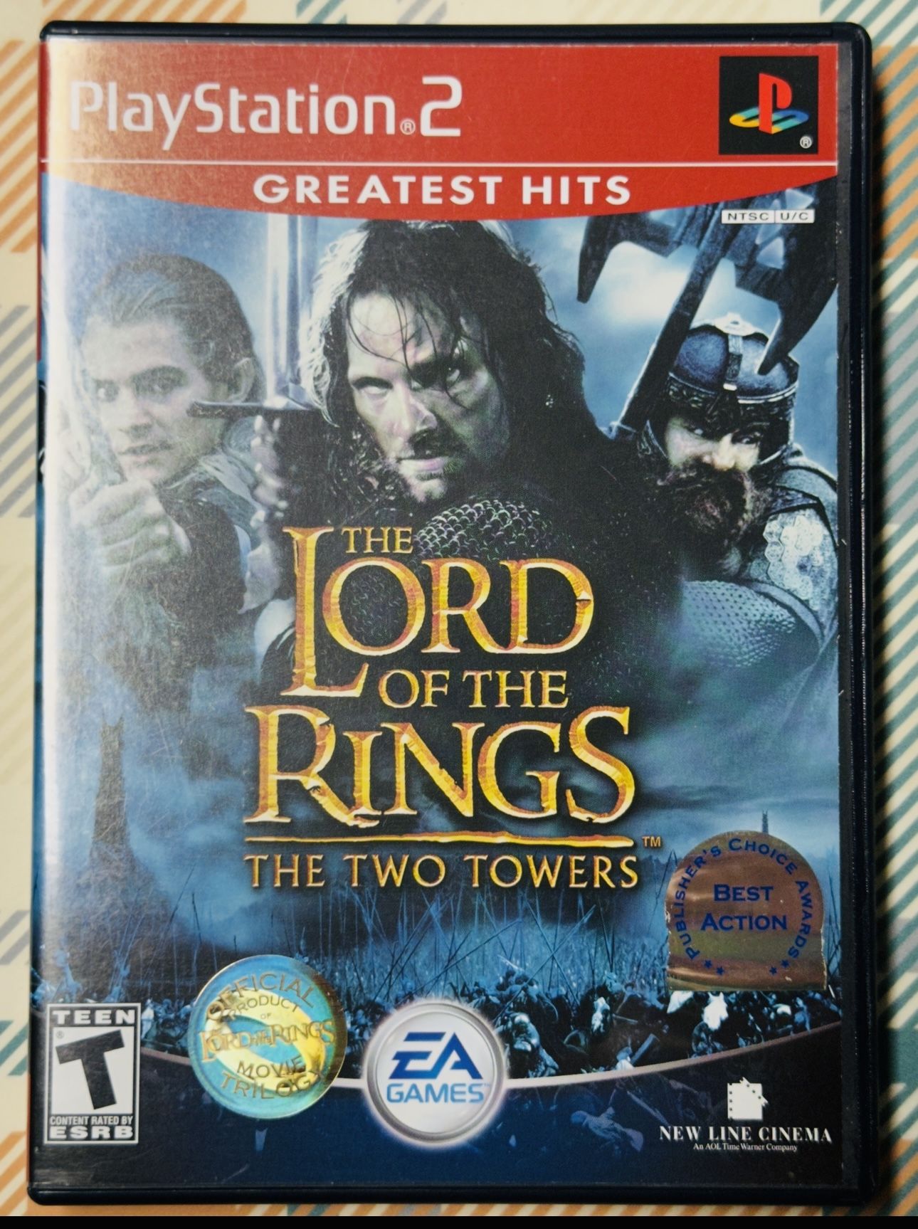 PlayStation 2, PS2: Lord of the Rings: The Two Towers Greatest Hits (Sony 2004)