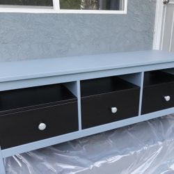 CUSTOM PAINTED TV STAND
