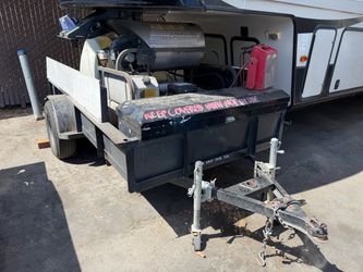Hot water pressure washer with Trailer