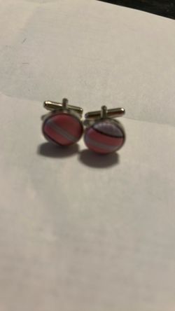 Vintage men’s cuffing, pink and grey fabric