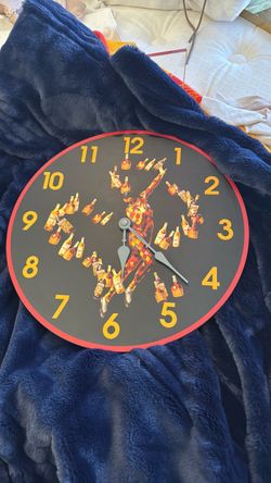 Decorative Wall Clock with Liquor Bottle Design
