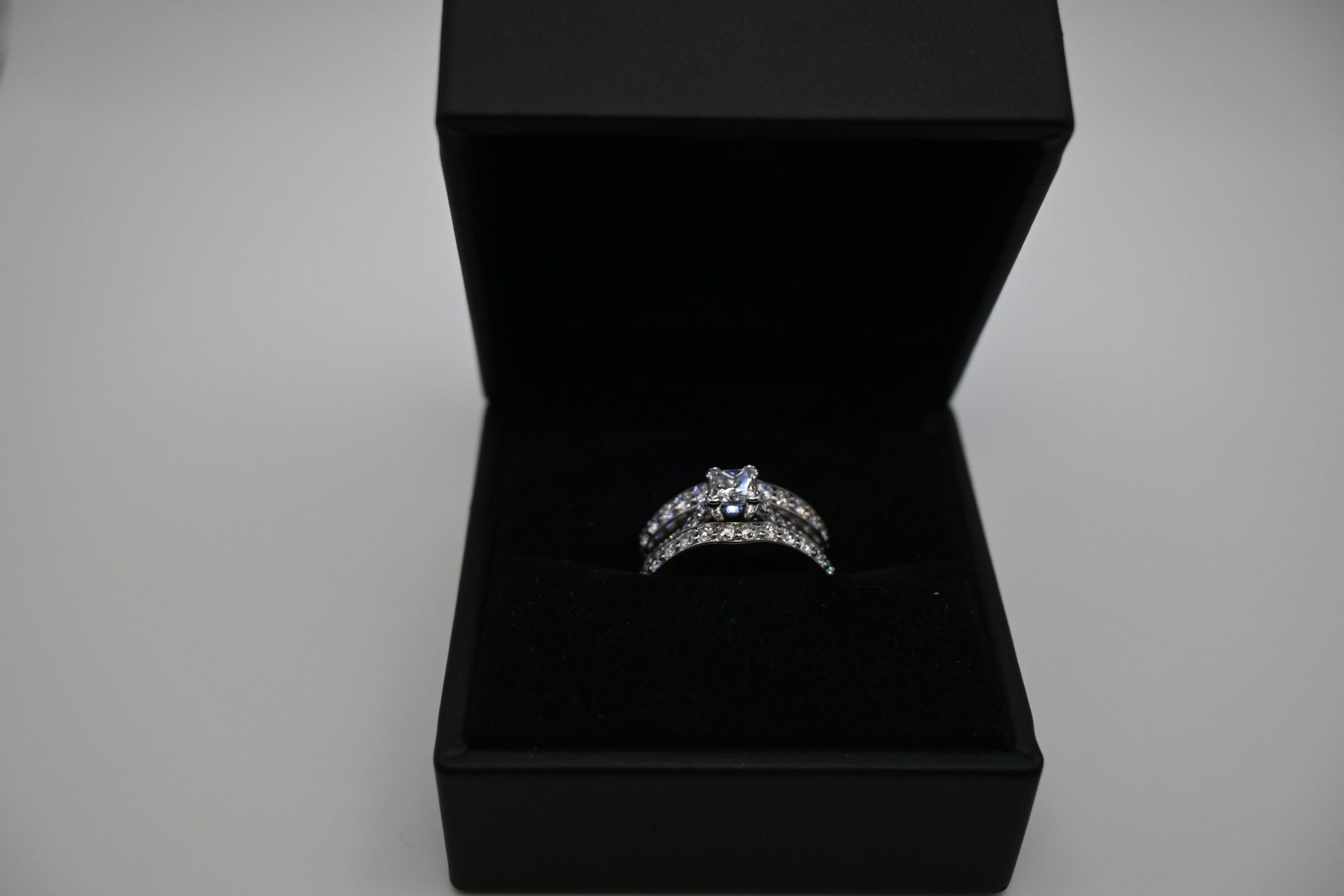 Engagement Ring and Wedding Band
