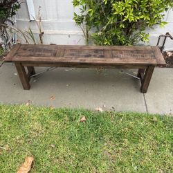 Wooden Bench