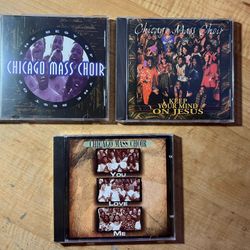 3 Chicago Mass Choir CD - You Love Me(NEW) Keep Mind Jesus(NEW) Best Of(Exc)