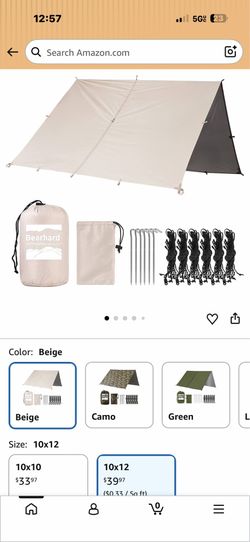 Bearhard Waterproof Camping Tarp