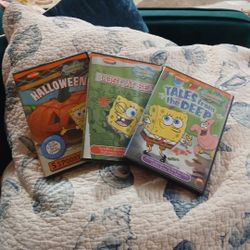 3 SpongeBob Squarepants DVDs