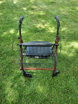 Rollator Walker with seat and basket