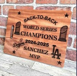 Last minute gift/ custom cutting board