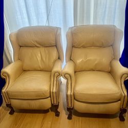 Leather Recliners Lean Back Mechanisim 