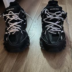 Black And White Balenciaga Tracks 
