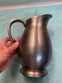 Vintage pewter pitcher
