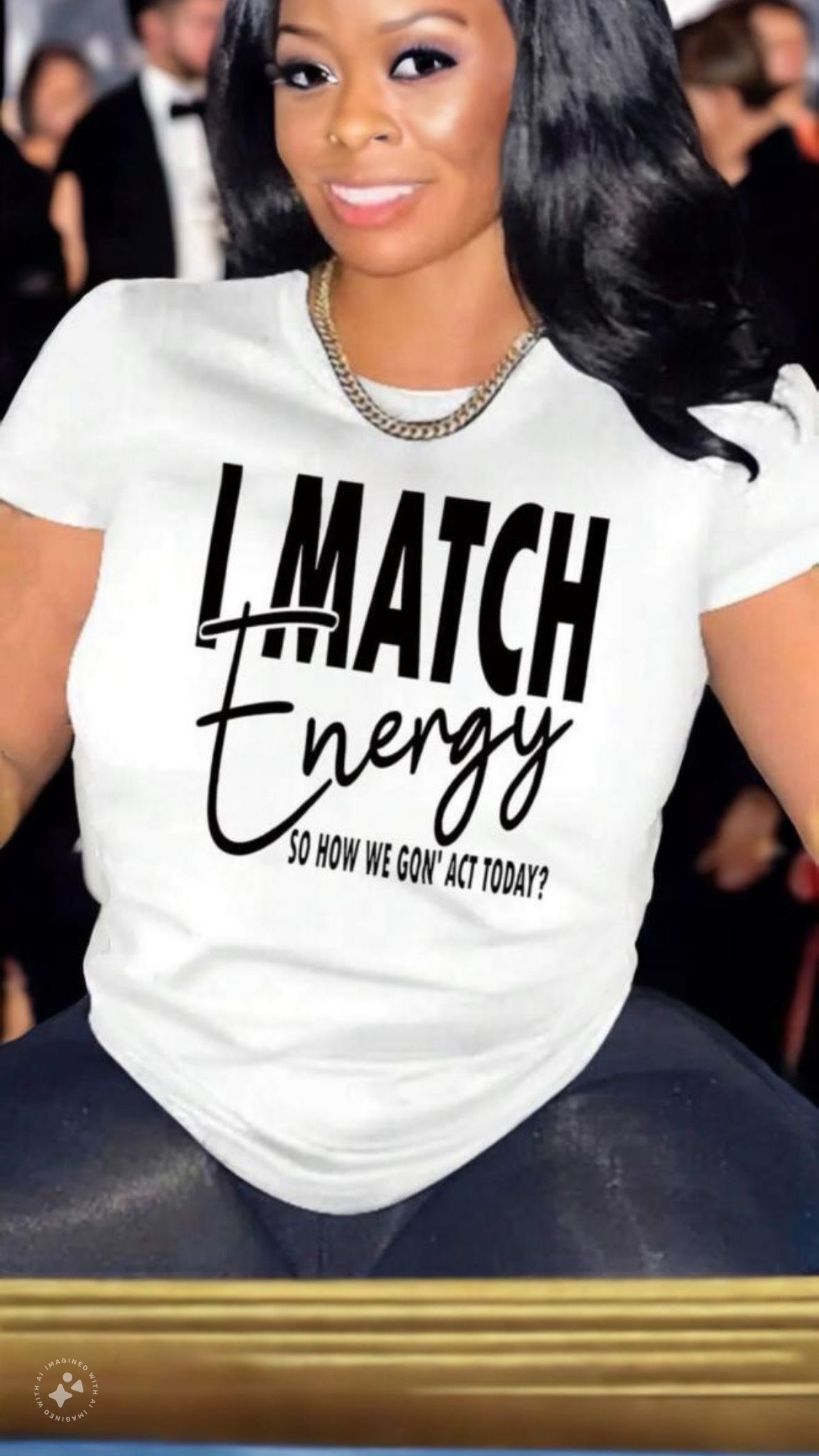 Match My Energy Graphic T Shirt 