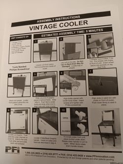 Vintage cooler