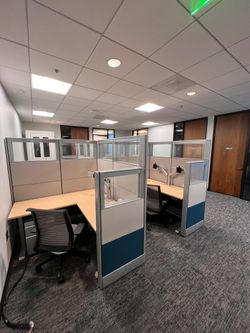 Ethospace 5’x5’x70”/54”T or Any Size HAT table, Glass, Wing panel