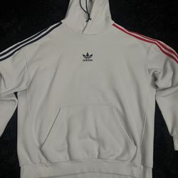 ADIDAS LIGHT BLUE HOODIE XL