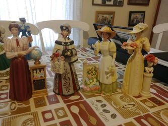 Avon glass porcelain antique figurines