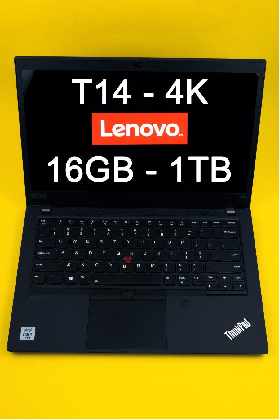 Lenovo Laptop ThinkPad T14 - intel i7 10th Gen / 16GB / 1TB / 4K HDR